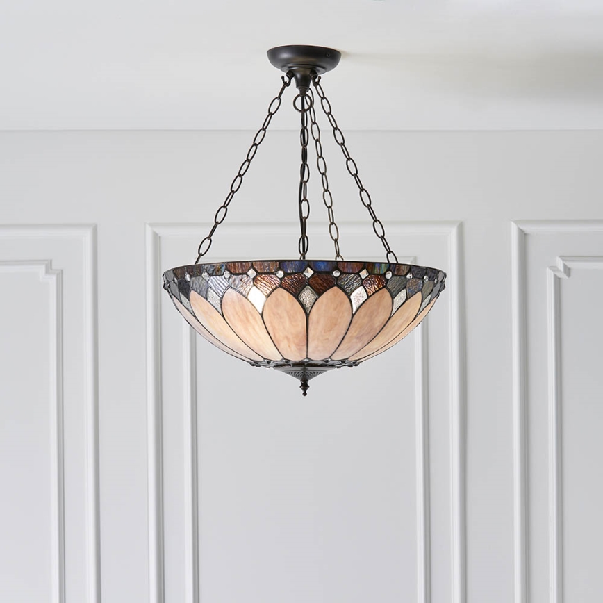 Endon 63976 - Hanglamp BROOKLYN 3xE27/60W/230V Ø 50 cm