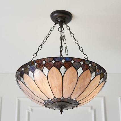 Endon 63976 - Hanglamp BROOKLYN 3xE27/60W/230V Ø 50 cm
