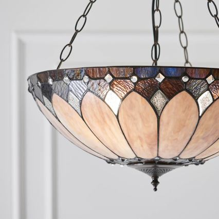 Endon 63976 - Hanglamp BROOKLYN 3xE27/60W/230V Ø 50 cm