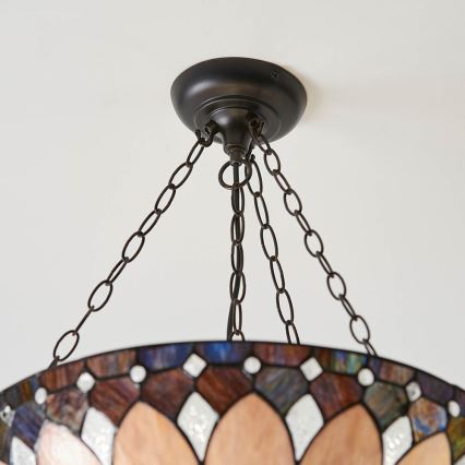 Endon 63976 - Hanglamp BROOKLYN 3xE27/60W/230V Ø 50 cm