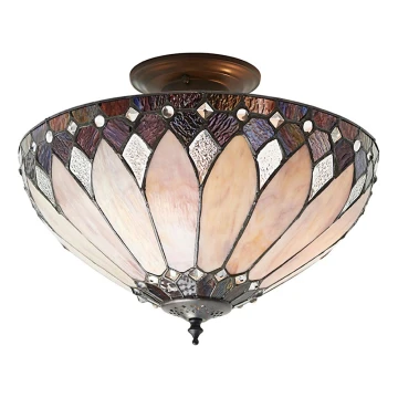 Endon 63978 - Opbouwlamp Tiffany BROOKLYN 3xE27/60W/230V Ø 40 cm