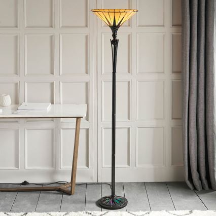 Endon 64042 - Staande Lamp DARK STAR 1xE27/60W/230V diameter 42 cm