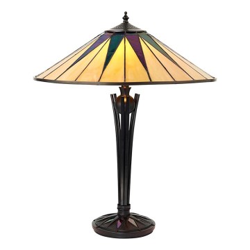 Endon 64045 - Tafellamp DARK STAR 2xE27/60W/230V diameter 49 cm