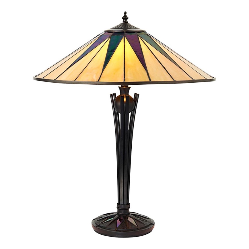 Endon 64045 - Tafellamp DARK STAR 2xE27/60W/230V diameter 49 cm