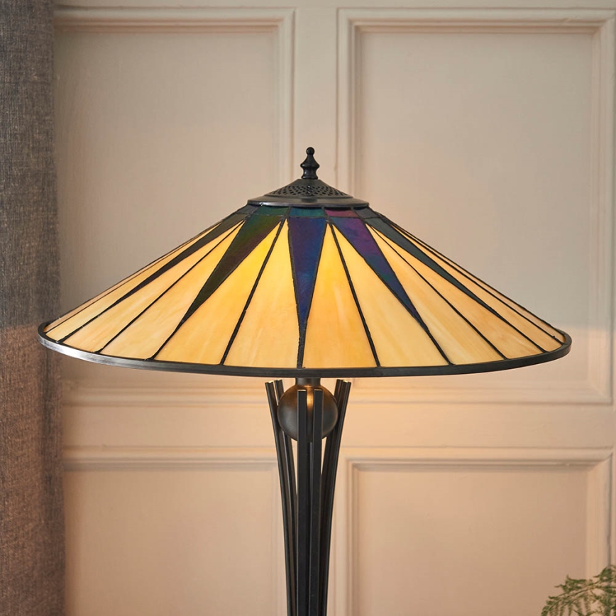 Endon 64045 - Tafellamp DARK STAR 2xE27/60W/230V diameter 49 cm