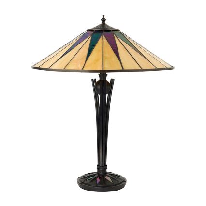 Endon 64045 - Tafellamp DARK STAR 2xE27/60W/230V diameter 49 cm