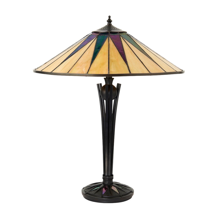 Endon 64045 - Tafellamp DARK STAR 2xE27/60W/230V diameter 49 cm