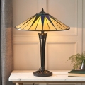 Endon 64045 - Tafellamp Tiffany DARK STAR 2xE27/60W/230V Ø 49 cm