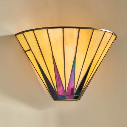 Endon 64046 - Wandlamp Tiffany DARK STAR 1xE14/40W/230V