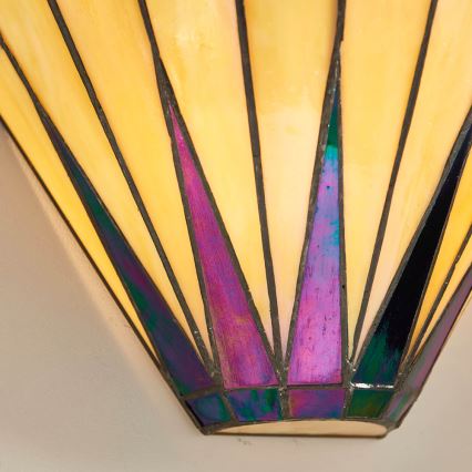 Endon 64046 - Wandlamp Tiffany DARK STAR 1xE14/40W/230V