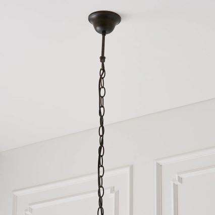 Endon 64080 - Kroonluchter aan ketting DRAGONFLY 3xE27/60W/230V Ø 41 cm