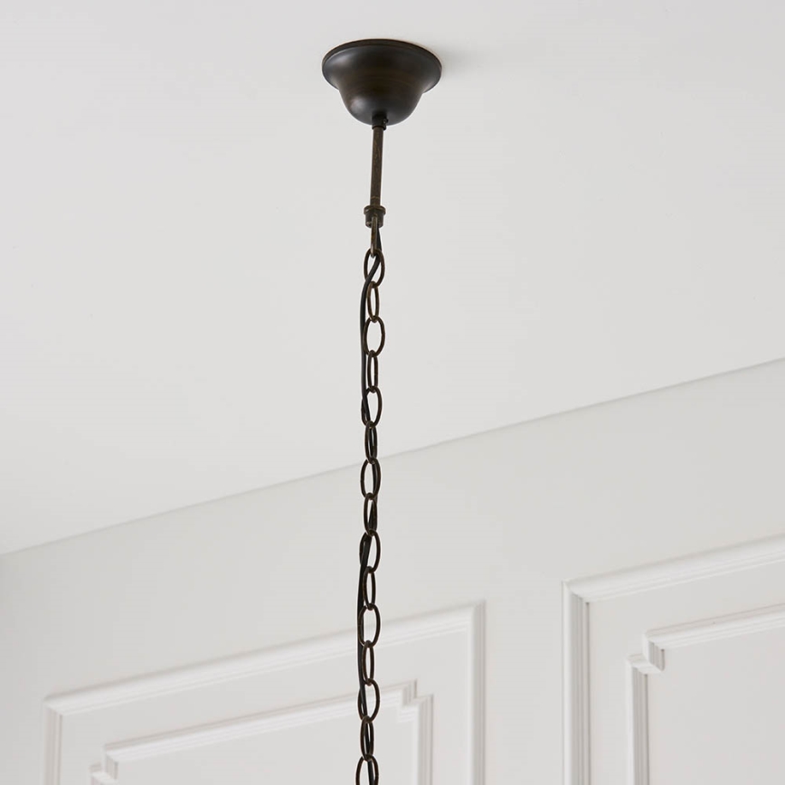Endon 64081 - Kroonluchter aan ketting Tiffany DRAGONFLY 3xE27/60W/230V Ø 41 cm