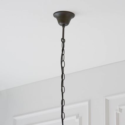 Endon 64082 - Kroonluchter aan ketting Tiffany DRAGONFLY 3xE27/60W/230V Ø 50 cm