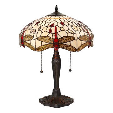 Endon 64085 - Tafellamp LIBELLE 2xE27/60W/230V diameter 41 cm