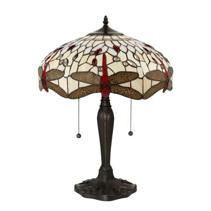Endon 64085 - Tafellamp LIBELLE 2xE27/60W/230V diameter 41 cm