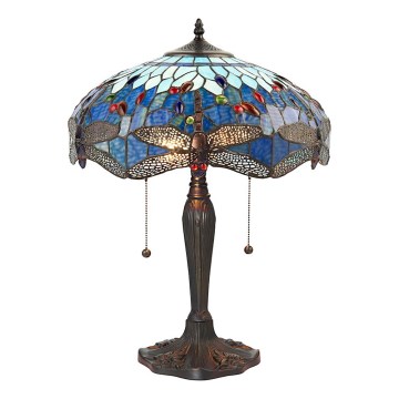 Endon 64089 - Tafellamp LIBELLE 2xE27/60W/230V diameter 41 cm