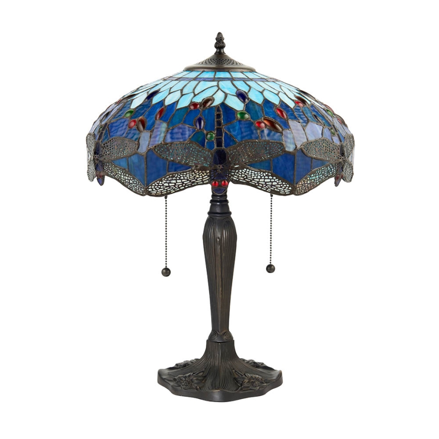 Endon 64089 - Tafellamp LIBELLE 2xE27/60W/230V diameter 41 cm