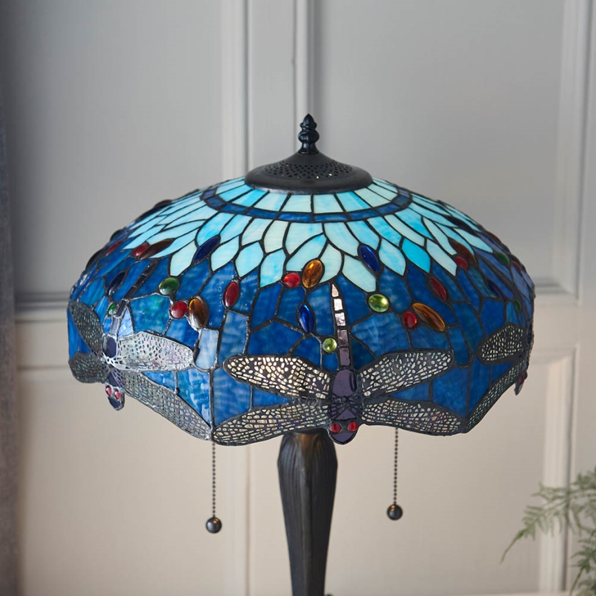 Endon 64089 - Tafellamp LIBELLE 2xE27/60W/230V diameter 41 cm