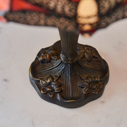 Endon 64091 - Tafellamp Tiffany DRAGONFLY 1xE14/40W/230V Ø 20 cm