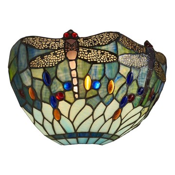 Endon 64102 - Wandlamp Tiffany DRAGONFLY 1xE14/40W/230V