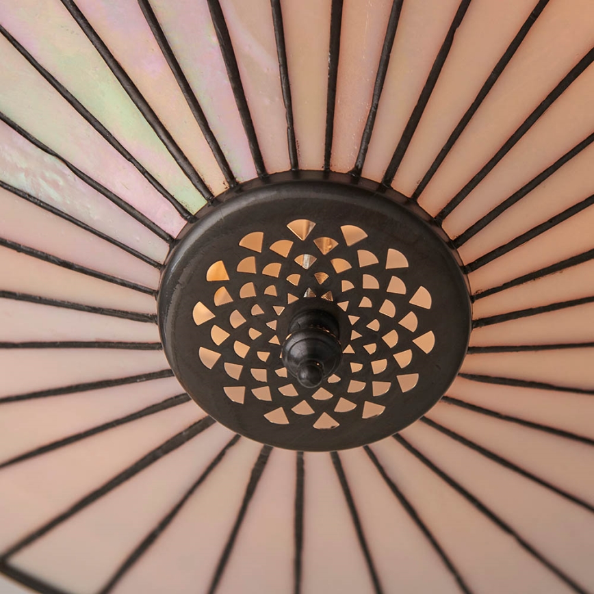 Endon 64145 - Plafondlamp Tiffany FARGO 2xE27/60W/230V Ø 41,5 cm