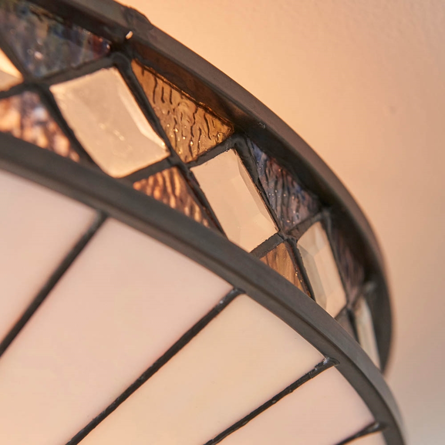 Endon 64145 - Plafondlamp Tiffany FARGO 2xE27/60W/230V Ø 41,5 cm