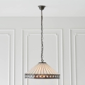 Endon 64147 - Kroonluchter aan ketting Tiffany FARGO 1xE27/60W/230V Ø 50 cm