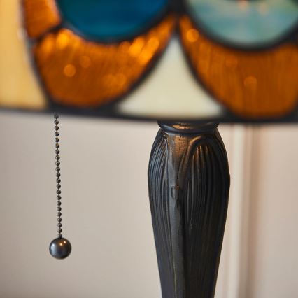 Endon 64163 - Tafellamp Tiffany HECTOR 2xE27/60W/230V Ø 40 cm