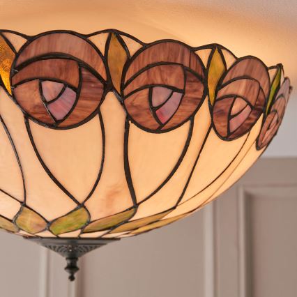 Endon 64173 - Plafondlamp HUTCHINSON 2xE27/60W/230V diameter 50 cm