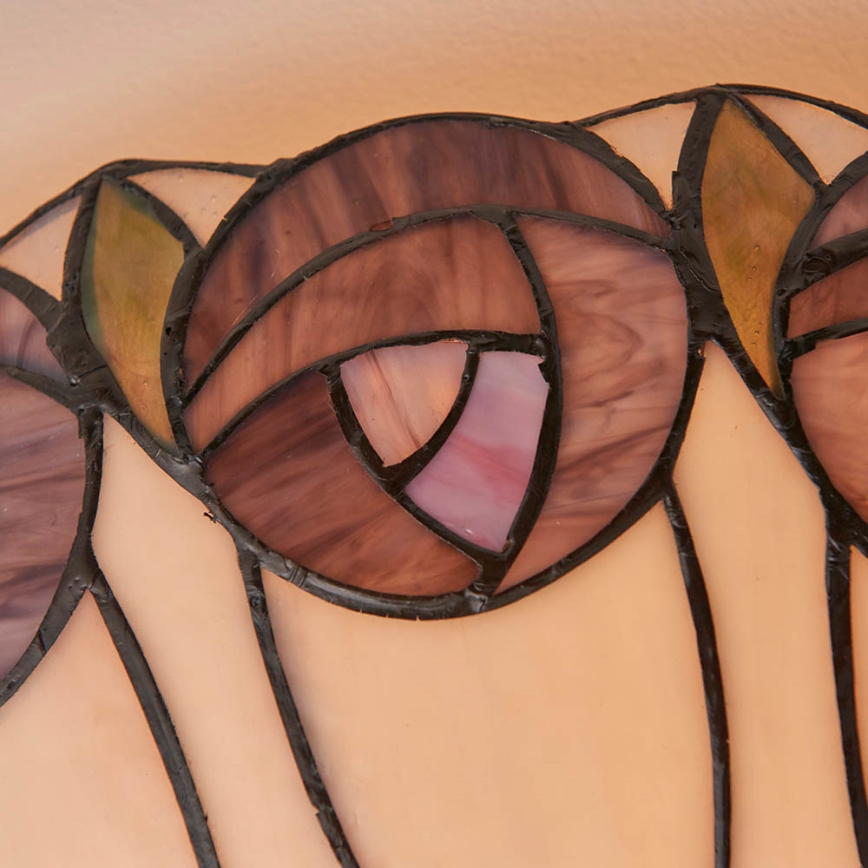 Endon 64173 - Tiffany-plafondlamp HUTCHINSON 2xE27/60W/230V Ø 50 cm