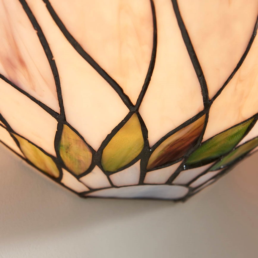 Endon 64178 - Wandlamp Tiffany HUTCHINSON 1xE14/40W/230V