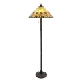Endon 64192 - Staande Tiffany-lamp JAMELIA 2xE27/60W/230V Ø 50 cm
