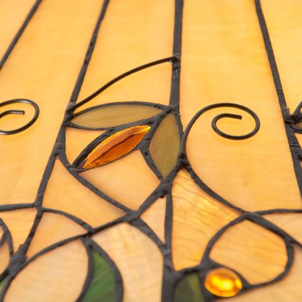 Endon 64194 - Tiffany-hanglamp aan ketting JAMELIA 3xE27/60W/230V Ø 50 cm