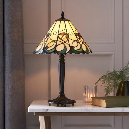 Endon 64195 - Tafellamp JAMELIA 1xE27/60W/230V Ø 31 cm