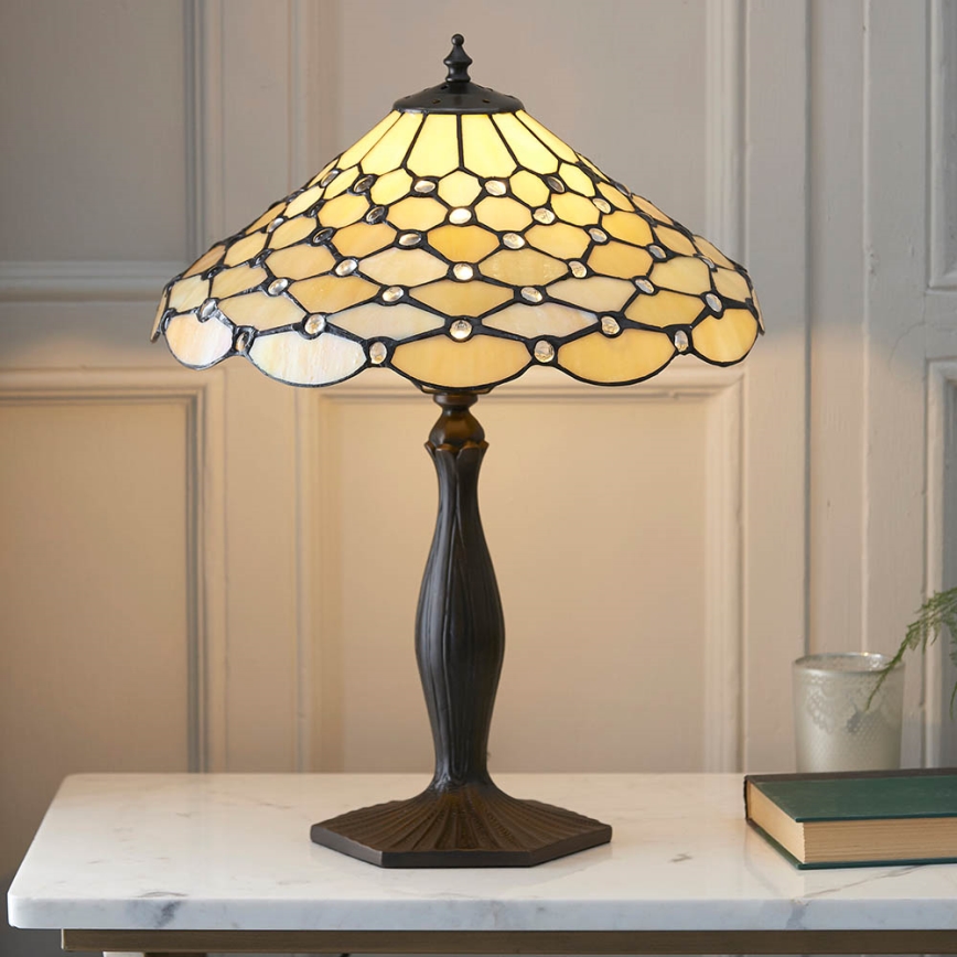 Endon 64301 - Tafellamp PEARL 1xE27/60W/230V diameter 37 cm