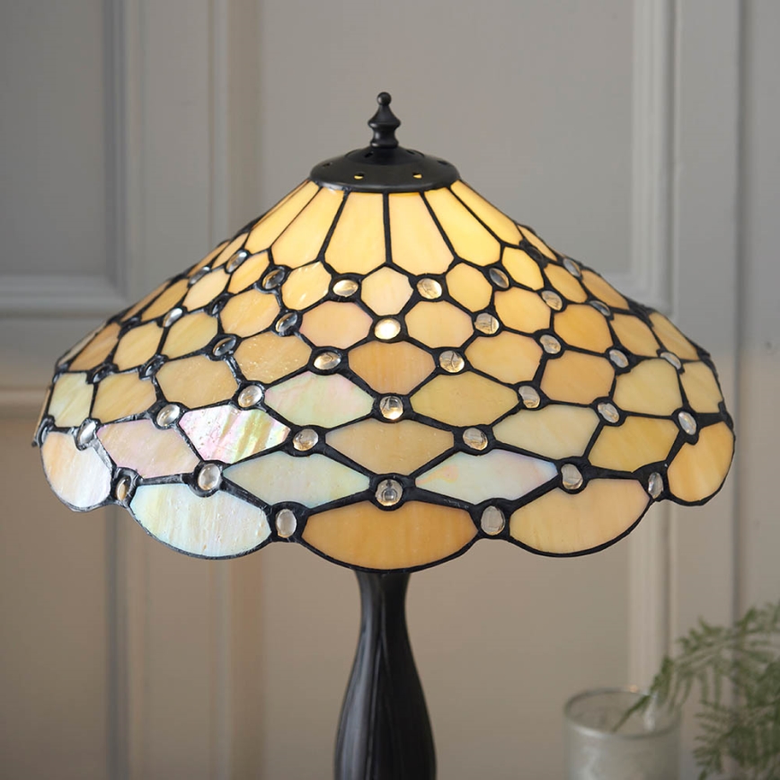 Endon 64301 - Tafellamp PEARL 1xE27/60W/230V diameter 37 cm