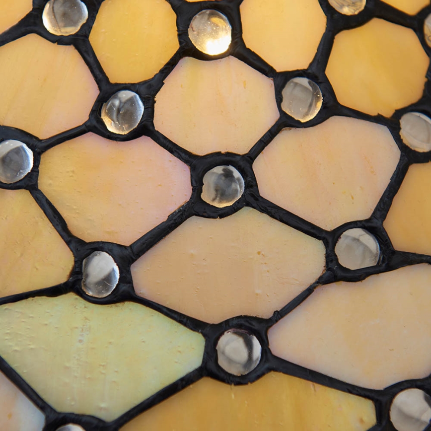 Endon 64301 - Tafellamp Tiffany PEARL 1xE27/60W/230V Ø 37 cm