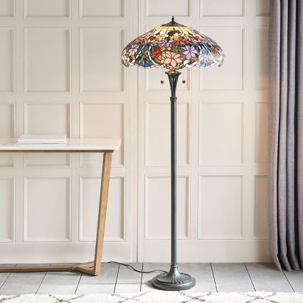 Endon 64323 - Vloerlamp SULLIVAN 2xE27/60W/230V Ø 56 cm