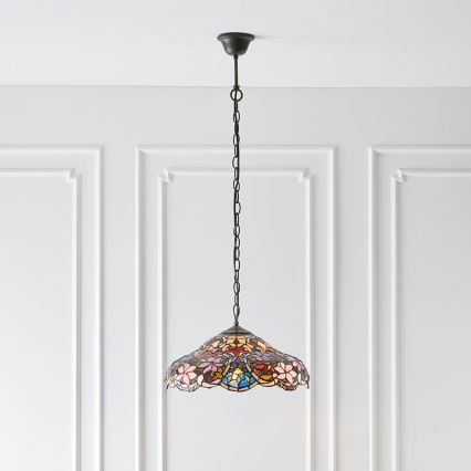 Endon 64325 - Kroonluchter aan ketting SULLIVAN 1xE27/60W/230V Ø 40 cm