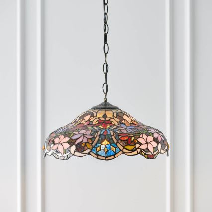 Endon 64325 - Kroonluchter aan ketting SULLIVAN 1xE27/60W/230V Ø 40 cm