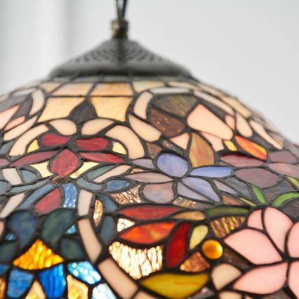 Endon 64325 - Kroonluchter aan ketting SULLIVAN 1xE27/60W/230V Ø 40 cm