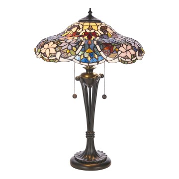 Endon 64326 - Tafellamp SULLIVAN 2xE27/60W/230V diameter 40 cm