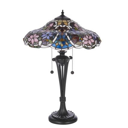 Endon 64326 - Tafellamp SULLIVAN 2xE27/60W/230V diameter 40 cm