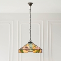 Endon 64384 - Kroonluchter aan ketting Tiffany WILLOW 3xE27/60W/230V