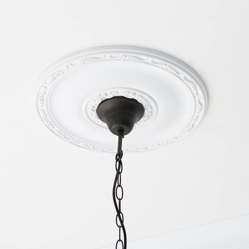 Endon 64385 - Tiffany-hanglamp aan ketting WILLOW 1xE27/60W/230V Ø 35 cm