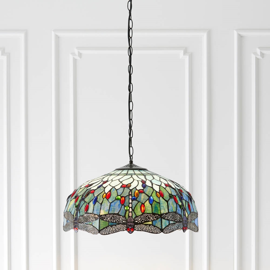 Endon 66148 - Hanglamp aan een ketting LIBELLE 3xE27/60W/230V diameter 50 cm