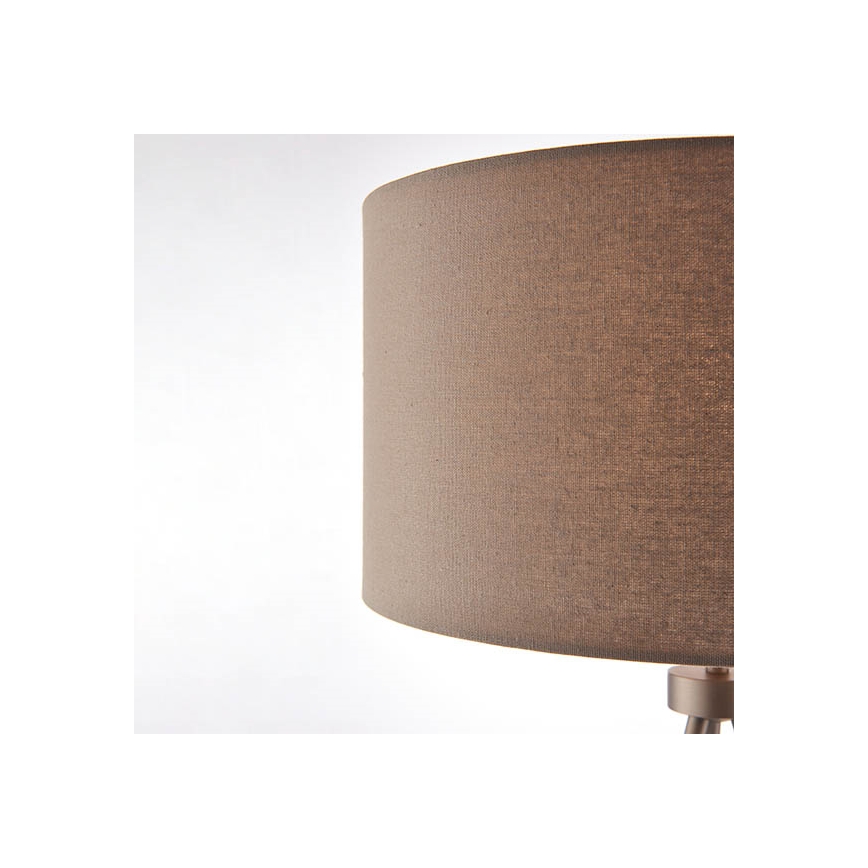 Endon 66986 - Tafellamp TRI 1xE27/40W/230V messing/beige