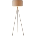 Endon 66987 - Vloerlamp TRI 1xE27/60W/230V beige