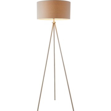 Endon 66987 - Vloerlamp TRI 1xE27/60W/230V beige