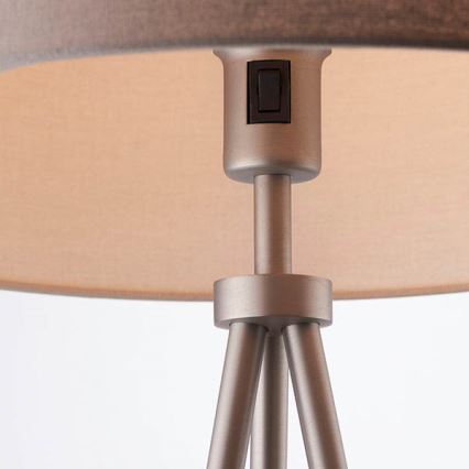 Endon 66987 - Vloerlamp TRI 1xE27/60W/230V beige